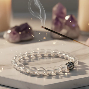 Clear Quartz Bracelet as Master Healer (8mm)