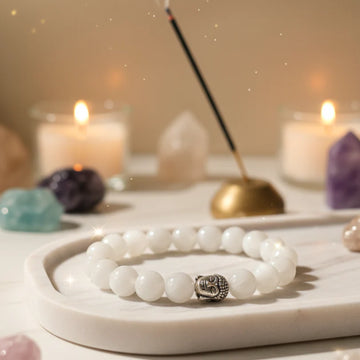 Moonstone Bracelet For New Beginning-(10mm)