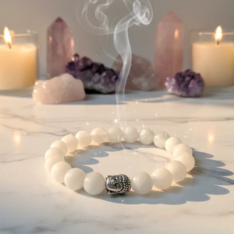 Moonstone Bracelet For New Beginning-(10mm)