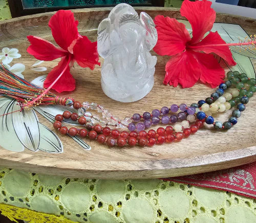 7 chakra Jaap Mala For Meditation (6mm)