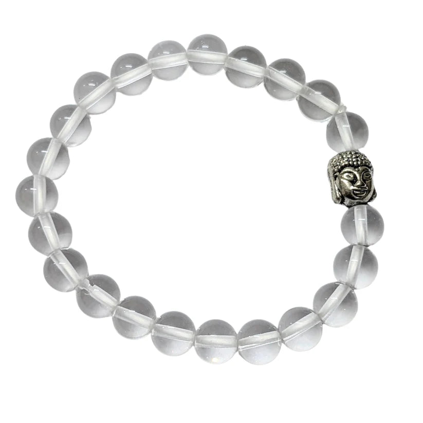 Clear Quartz Bracelet as Master Healer (8mm)