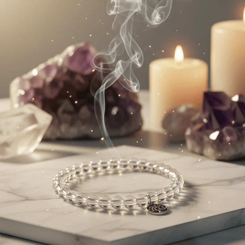 Clear quartz bracelet For Harmony (6mm)