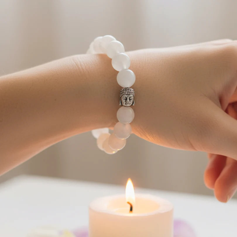 Moonstone Bracelet For New Beginning-(10mm)